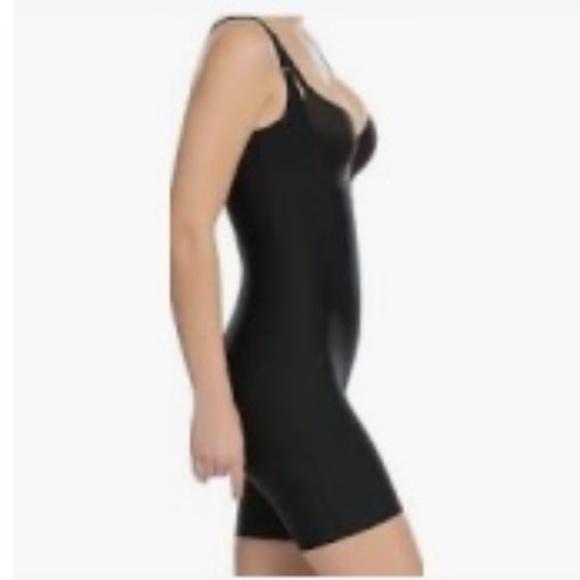 Spanx Thinstincts Open Bust Mid Thigh Bodysuit  #10021R - Picture 3 of 9